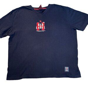Tommy Hilfiger Red Label Denim Men's T-Shirt V-Neck‎ Navy Blue 100% Cotton XXL